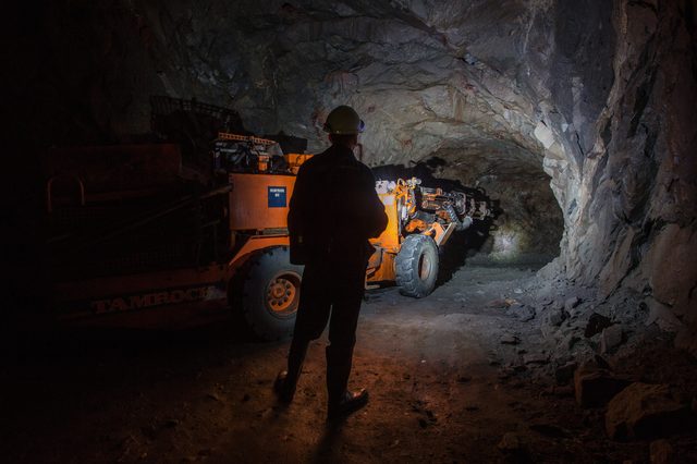 Open-pit mining operation
