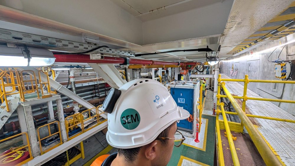 Vector Tag in use on site, supporting emergency response and alarming